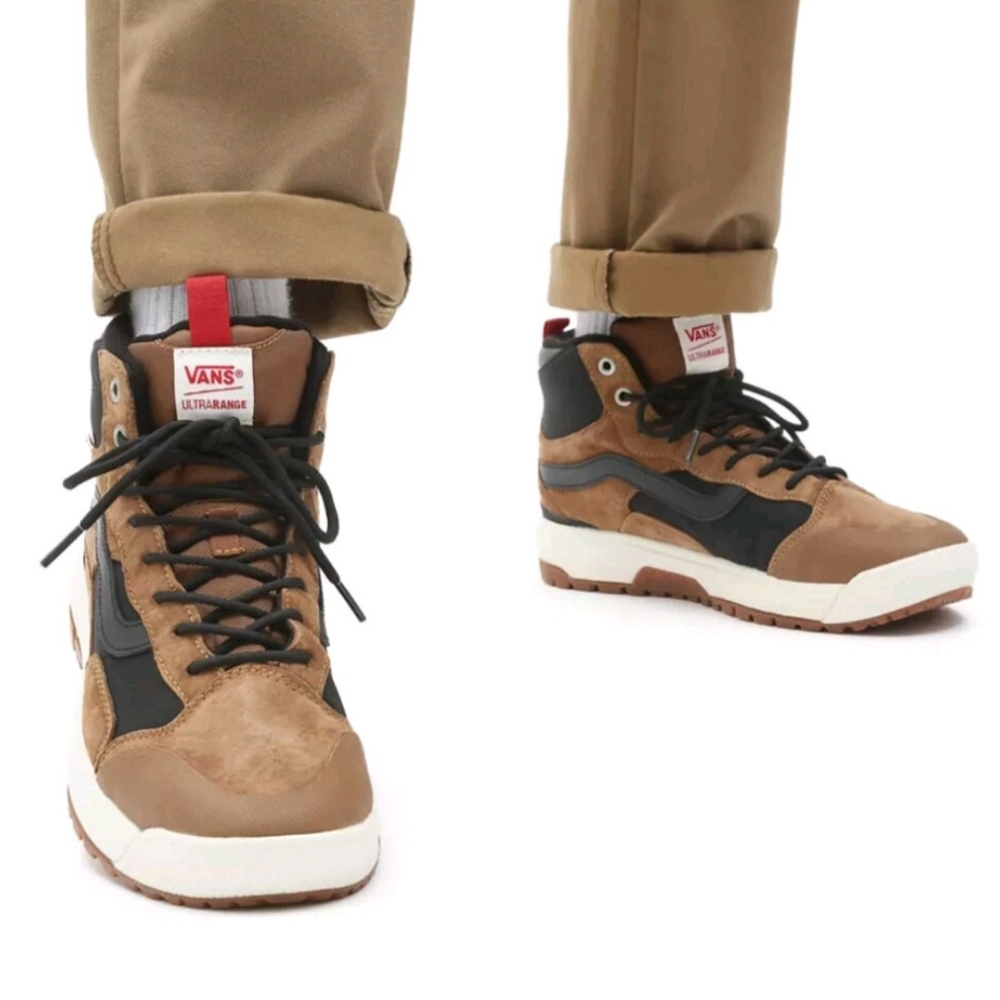 Vans UltraRange Exo Hi MTE-1 Boots Dachshund Brown Black Men Size 7